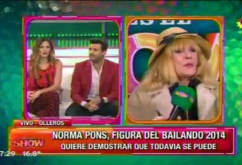 Paula en Este es el Show 3 (Norma Pons 1) - 25 de Abril