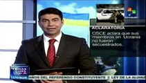 OSCE desmiente que prorrusos secuestraran a sus enviados en Ucrania