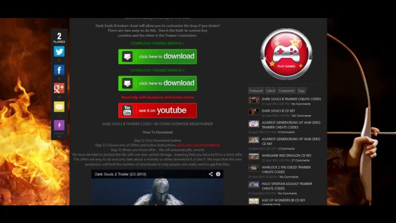 Dark souls 2 trainer v.1.0.2 steam cheat engine aider télécharger
