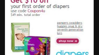 Huggies Pampers Diapers Coupon $10 off Free Online Printable