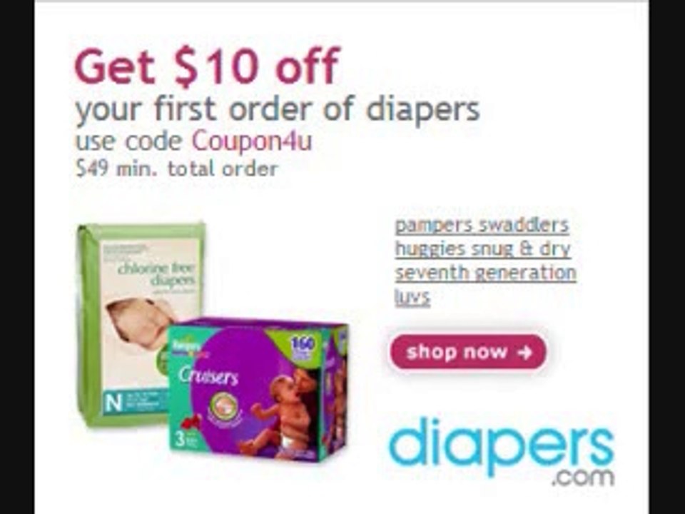 Huggies Pampers Diapers Coupon $10 off Free Online Printable
