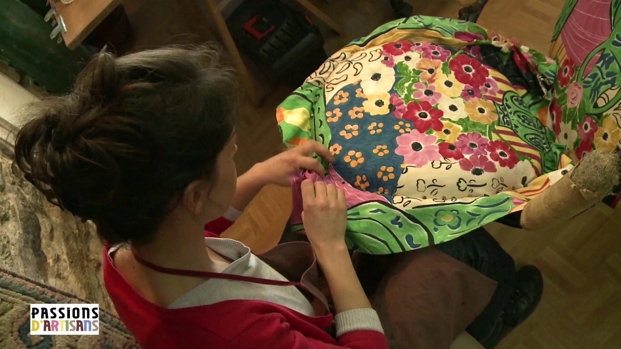 Passions d'artisans : la restauration de tissu