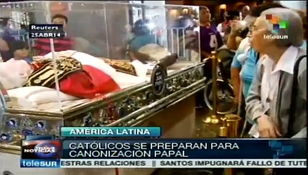 Católicos de AL se preparan para canonización papal