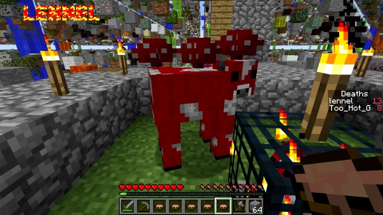 FSG Minecraft Survival - SkyGrid by Sethbling - Episode 10: Great Mooshroom Escape