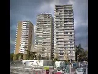 Nice (06) : visite de la cité "Les Moulins (Saint-Augustin)"