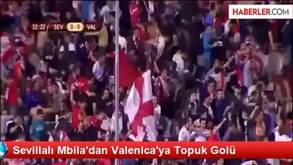 Sevillalı Mbila'dan Valenica'ya Topuk Golü