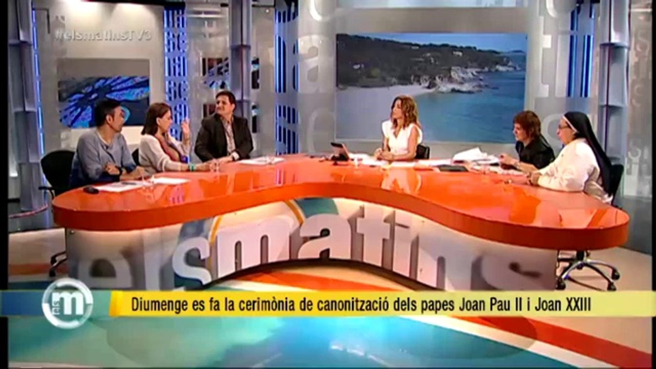 TV3 - Els Matins - Diumenge hi ha el procés de canonització de Joan Pau II i Joan XXIII