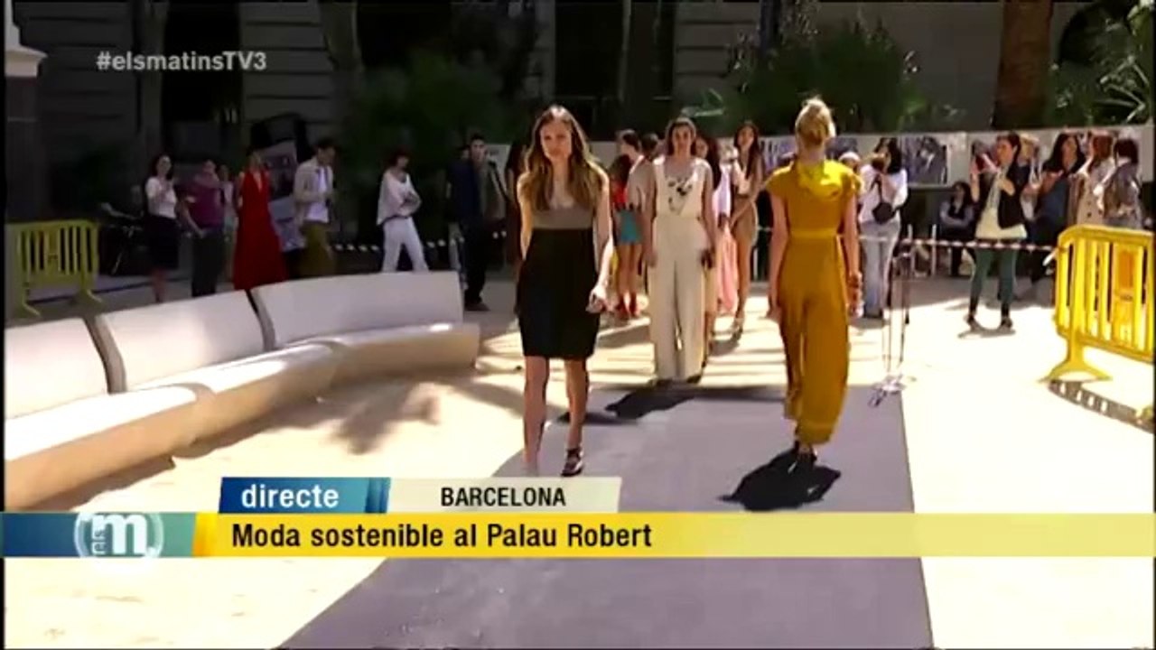 TV3 - Els Matins - Desfilada de moda sostenible...
