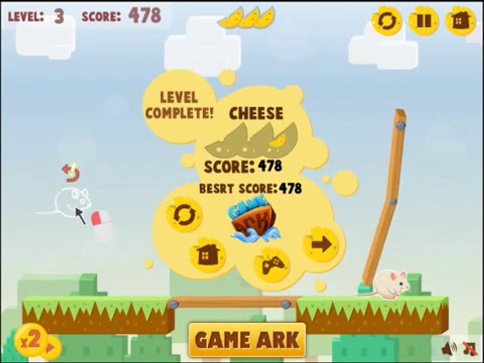 Cheese Adventure level 3
