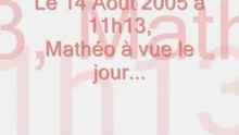 Le jours de ma naissance