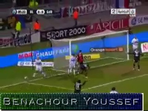 Marouane Chamakh vs Olympique Lyon - Ligue 1 - matchday 17 - 2009/2010
