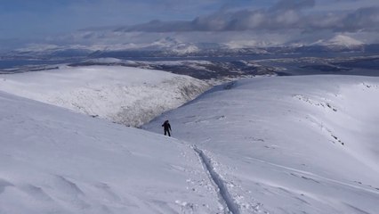Ski de rando Norvège Tromsø Kvaløya Gråtinden 871m