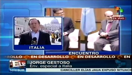 Canciller Jaua se reúne en Roma con el Director de la FAO