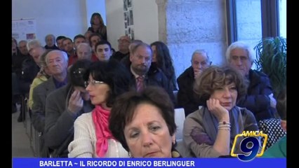 Barletta   Il ricordo di Enrico Berlinguer