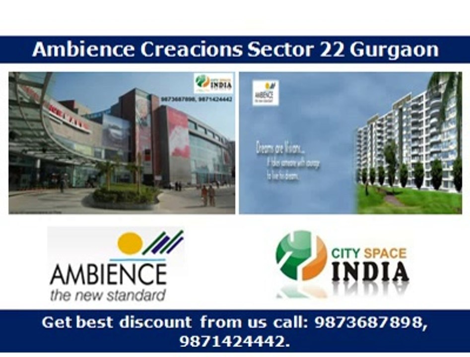9910013007~//ambience creacions[]sector 22 gurgaon(new projects)
