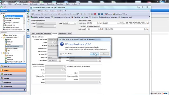 EBP Devis Facturation Open Line : Les devis et factures