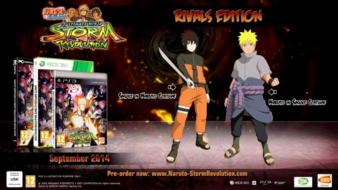 Naruto Shippuden ULTIMATE NINJA STORM REVOLUTION DAY SPECIAL EDITION PRE ORDER DETAILS