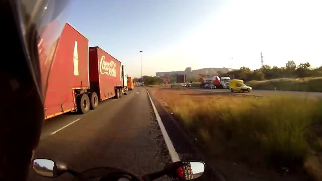 So amazing truck accident in south africa... Car completely destroyed!