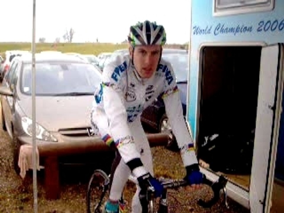 Vervecken champion du monde s'échauffe