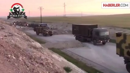 Işid, Süleyman Şah'a Giden Askeri Konvoyun Görüntülerini Paylaştı