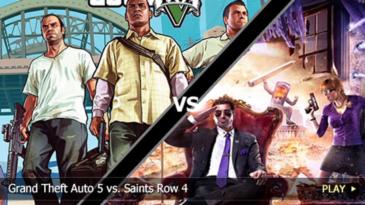 Grand Theft Auto 5 vs. Saints Row 4