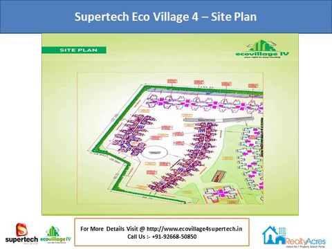 Supertech Eco Village 4 for stunning 2/3BHK apartments in Noida Extension