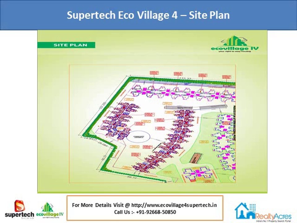 Supertech Eco Village 4 for stunning 2/3BHK apartments in Noida Extension