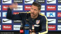 Simeone solo piensa en el partido ante el Valencia