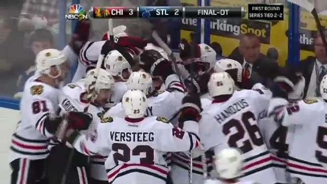 Blackhawks Win in OT; Flyers Draw Even