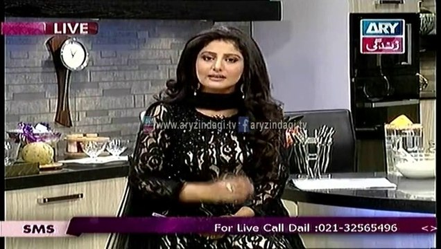 Naheed Ansari Show, 26-04-14, Zafrani Biryani, Raita, Kachumar Salad & Limein Soda