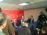 Conférence de presse du PSG - Le Guen