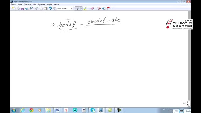 YILDIZ ATA AKADEMİ-Devirli Ondalık Sayılar