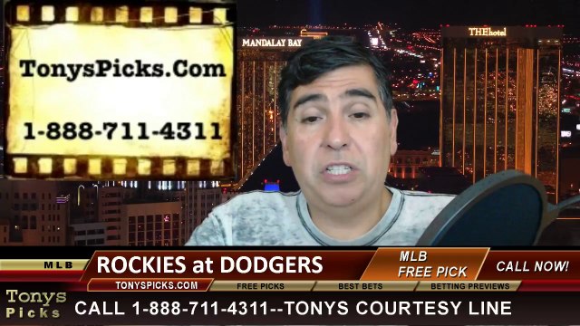 MLB Pick LA Dodgers vs. Colorado Rockies Odds Prediction Preview 4-26-2014