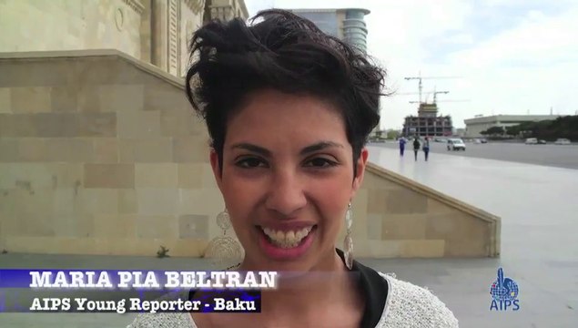 Young Reporters at 77th AIPS Congress in Baku - English presentation