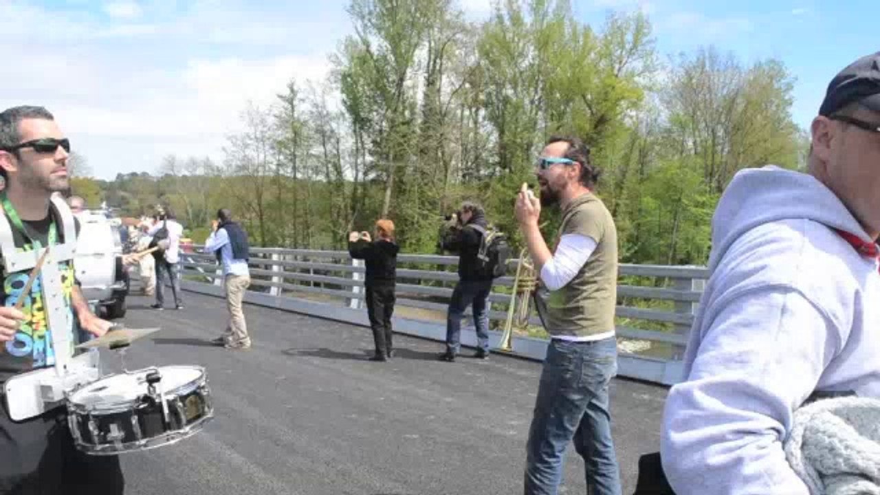 Saint-Laurent de Neste : Inauguration du pont