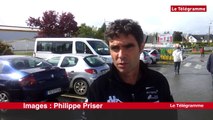 Tour de Bretagne cycliste. Deuxième étape : La réaction de Roger Tréhin