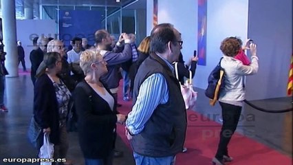 La plantilla del Barça se despide de Tito