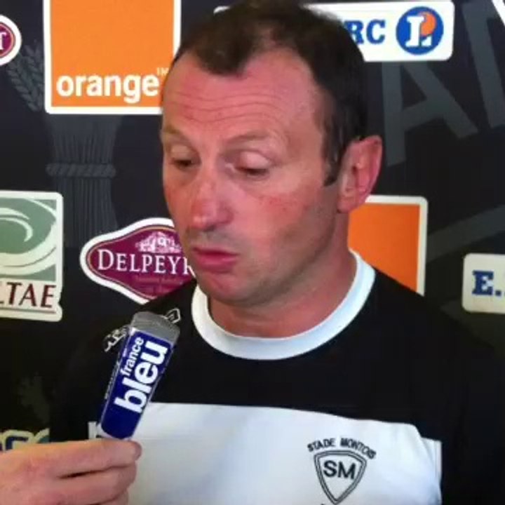Itw Christophe Laussucq après match SMR - SCA