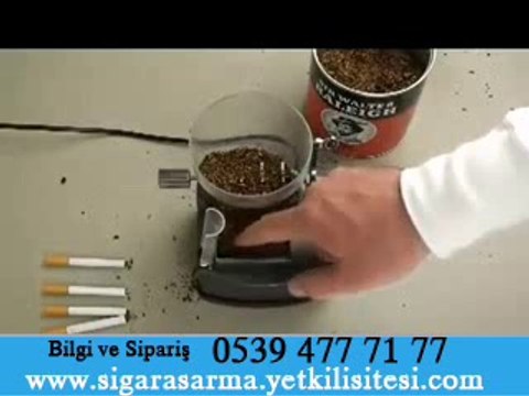 Elektrikli tütün sarma makinası