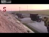 IŞİD Türk konvoyunun görüntülerini paylaştı