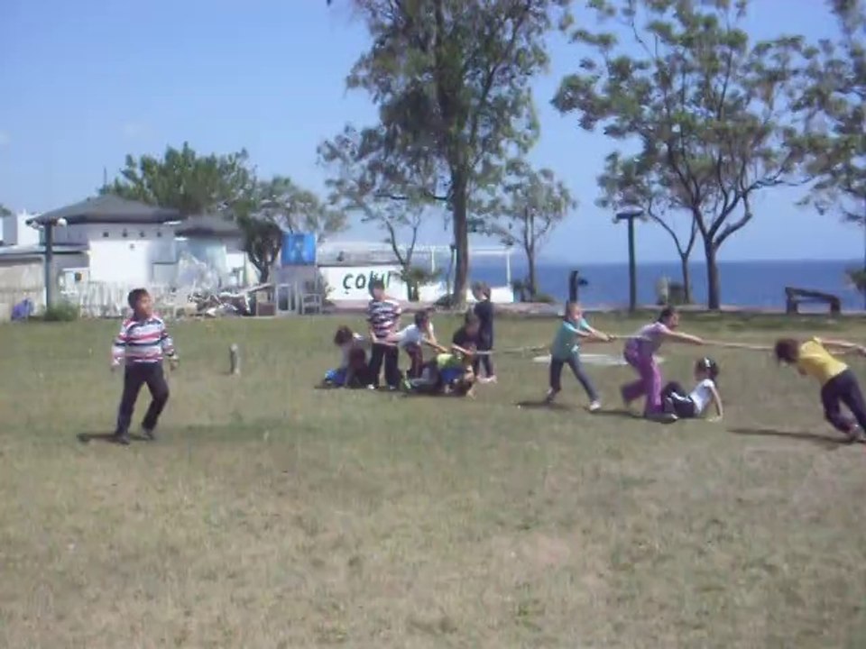 ANTALYA BEACHPARK MACERA ADASI'NDA HALAT ÇEKME YARIŞMASI FİNİKE ATATÜRK İLK OKULU