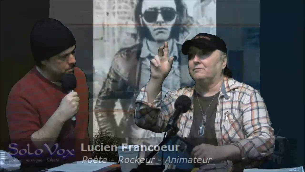 SoloVox poésie musique slam - 59 - Lucien Francoeur partie 2
