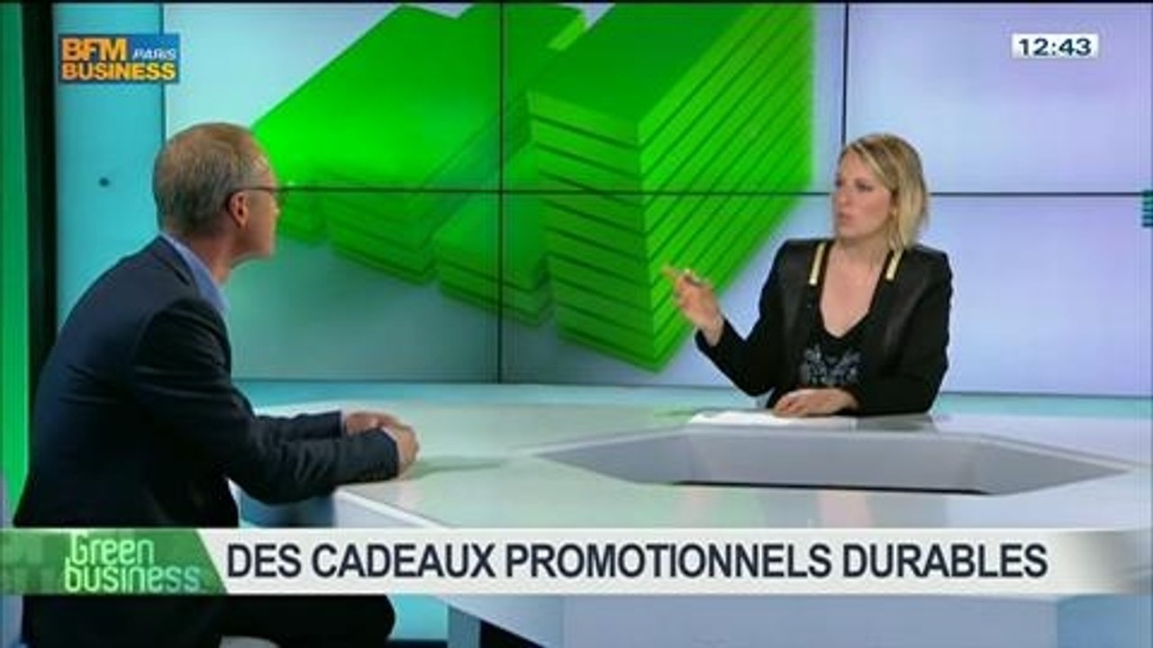 Des cadeaux promotionnels durables: Frédéric Delloye, dans Green Business – 27/04 4/4