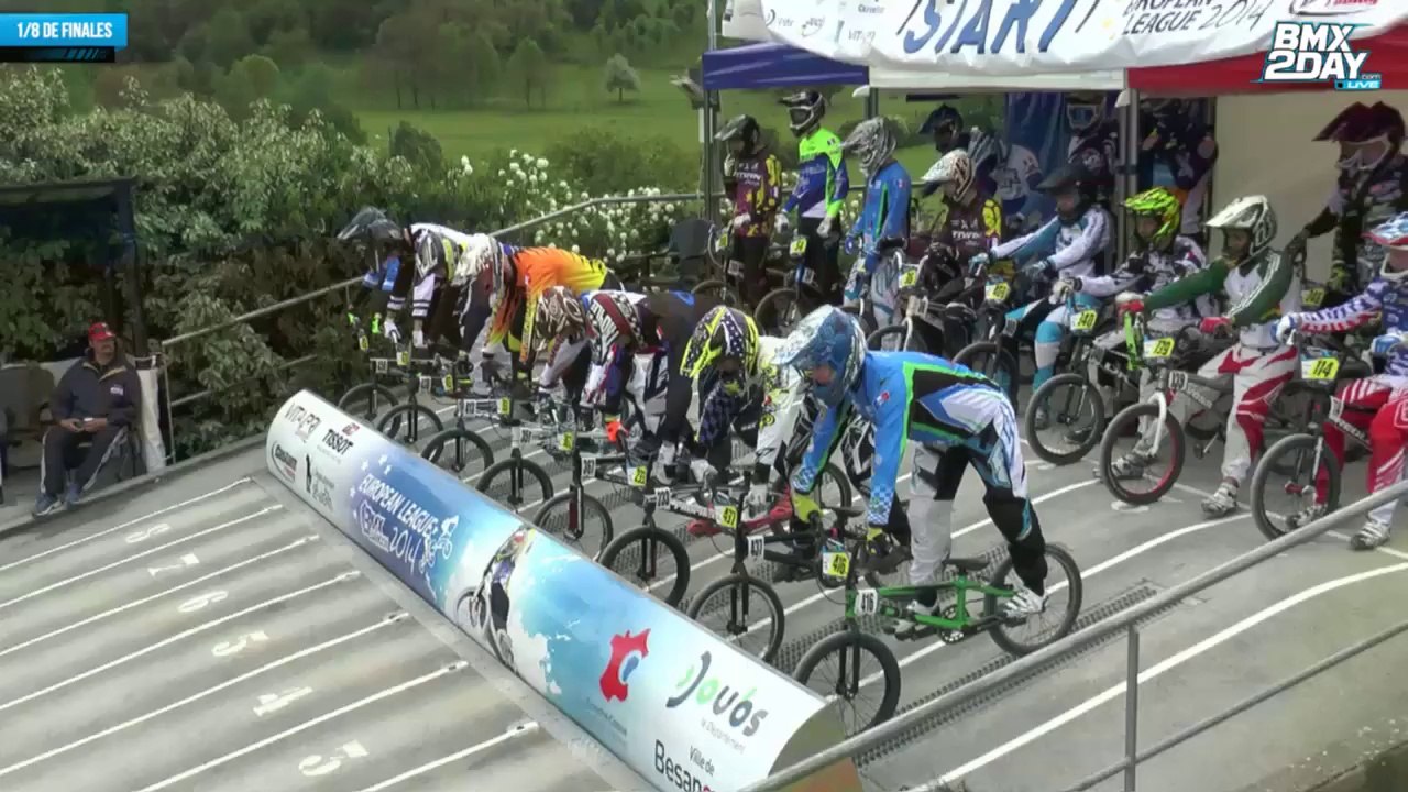 REPLAY EUROPEAN LEAGUE BMX 2014 BESANÇON 1/8 DE FINALES CHALLENGE 27/04/2014