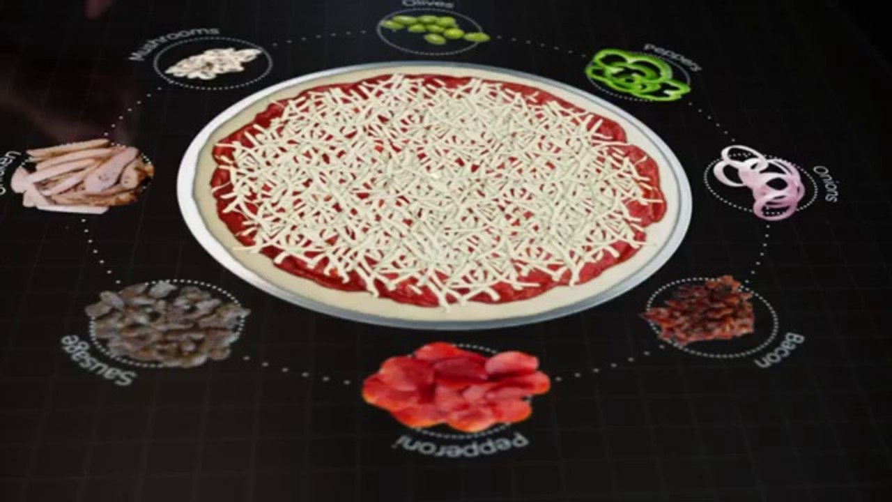 Pizza Hut + Chaotic Moon Studios Interactive Concept Table