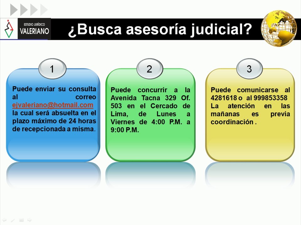 Estudio Juridico Valeriano - Separacion de Cuerpos - Divorcios - Abogados de Familia - Abogado Peruano