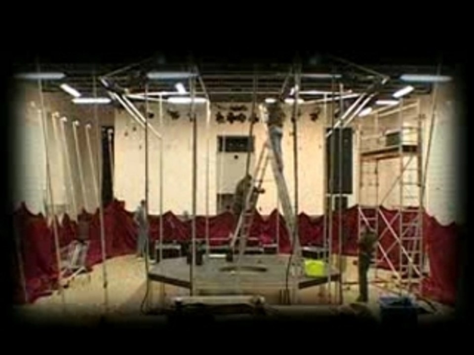 montage du théâtre portatif