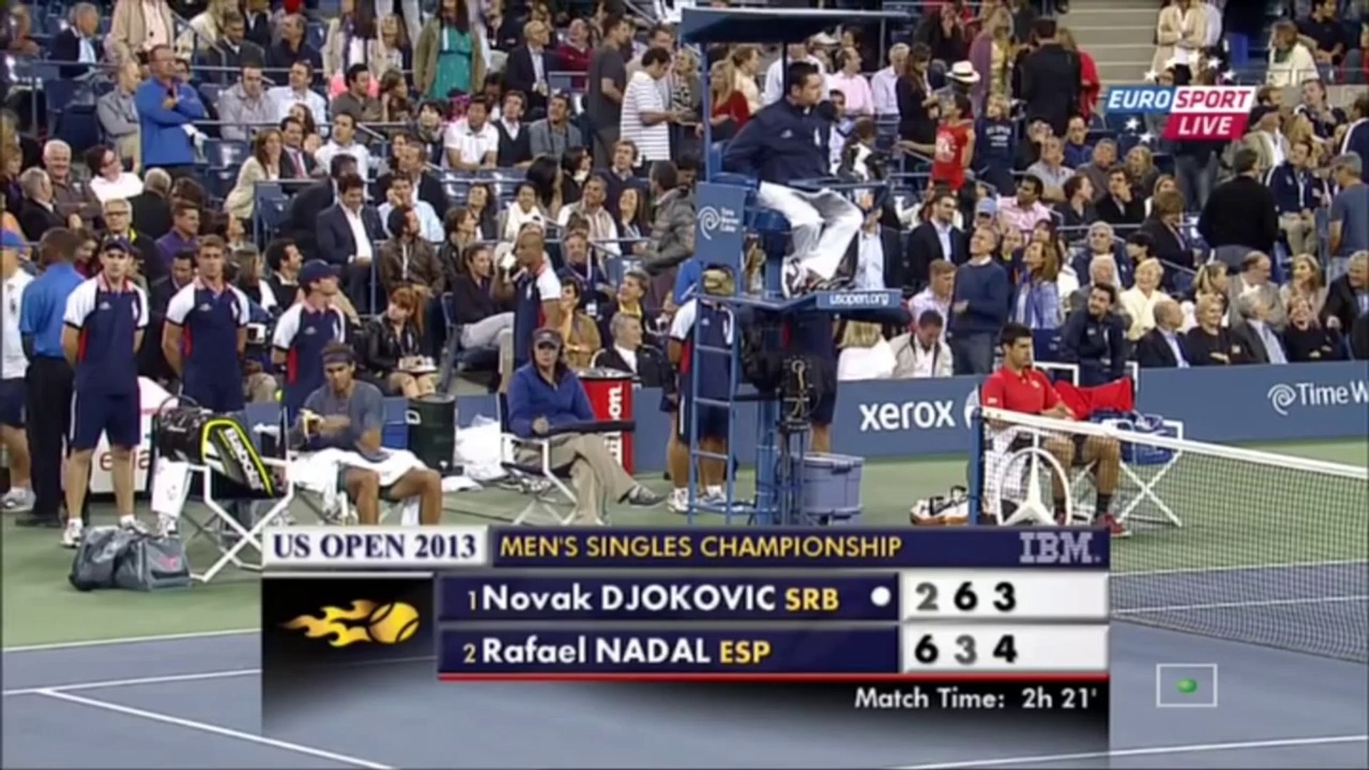 tidligere Demonstrere banjo US Open 2013 Final Rafael Nadal vs Novak Djokovic full Match - video  Dailymotion