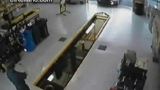 Funny - Accident in a Garage