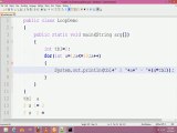 java programming tutorial 27 generate table with for loop prog (sindhi)